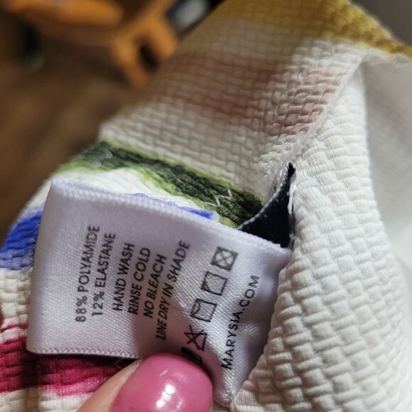 Marysia Swim Textured White Fabric - Picture 5 of 5